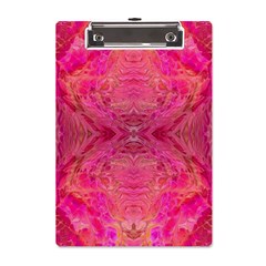Pink Pour  A5 Acrylic Clipboard from ArtsNow.com Front