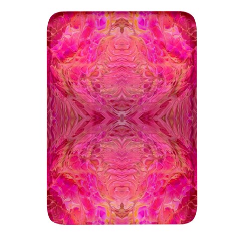 Pink Pour  Rectangular Glass Fridge Magnet (4 pack) from ArtsNow.com Front