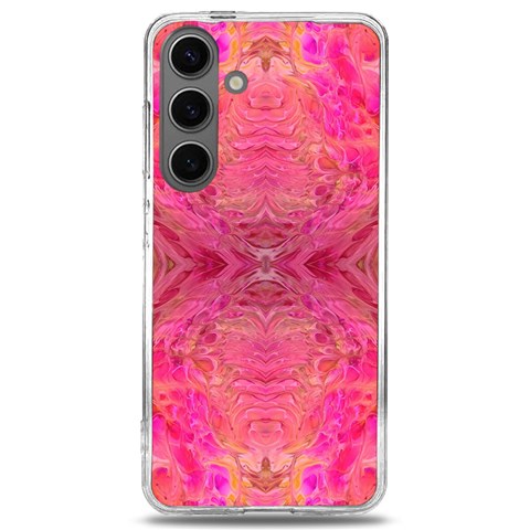 Pink Pour  Samsung Galaxy S24 6.2 Inch TPU UV Case from ArtsNow.com Front