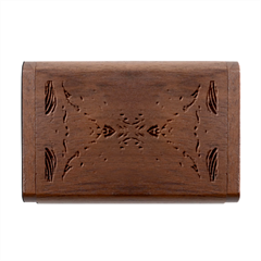 Pink Pour  Wood Oval USB Flash Drive from ArtsNow.com Box