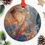 Blue flow Ornament (Round)