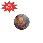 Blue flow 1  Mini Magnet (10 pack) 