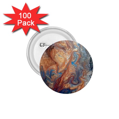 Blue flow 1.75  Buttons (100 pack)  from ArtsNow.com Front