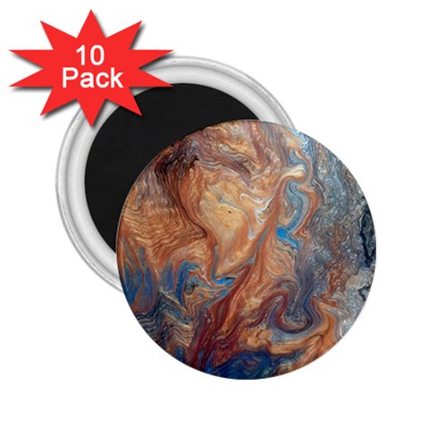 Blue flow 2.25  Magnets (10 pack)  from ArtsNow.com Front