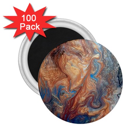 Blue flow 2.25  Magnets (100 pack)  from ArtsNow.com Front