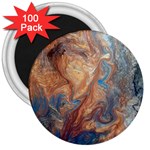 Blue flow 3  Magnets (100 pack)