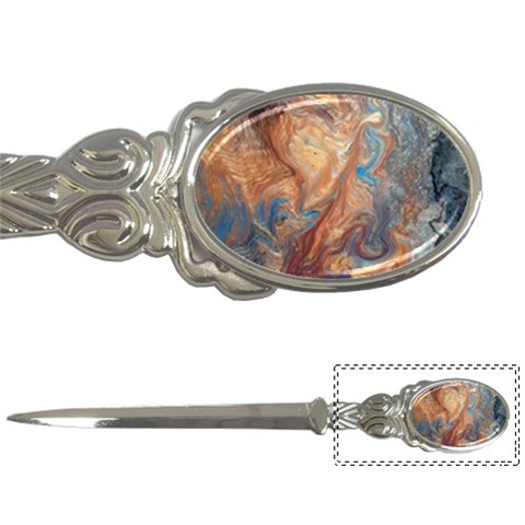Blue flow Letter Opener from ArtsNow.com Front