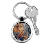 Blue flow Key Chain (Round)