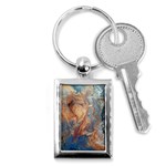 Blue flow Key Chain (Rectangle)
