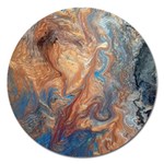 Blue flow Magnet 5  (Round)