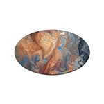Blue flow Sticker Oval (100 pack)