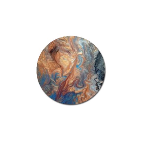 Blue flow Golf Ball Marker (4 pack) from ArtsNow.com Front