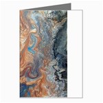 Blue flow Greeting Card