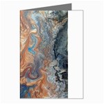 Blue flow Greeting Cards (Pkg of 8)