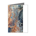 Blue flow Mini Greeting Card