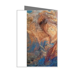 Blue flow Mini Greeting Card from ArtsNow.com Right