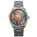 Blue flow Sport Metal Watch