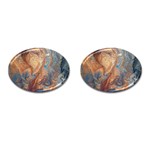 Blue flow Cufflinks (Oval)