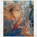 Blue flow Canvas 8  x 10 