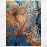 Blue flow Canvas 12  x 16 
