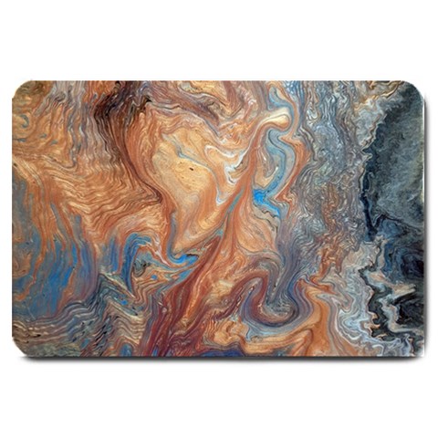 Blue flow Large Doormat from ArtsNow.com 30 x20  Door Mat