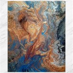 Blue flow Canvas 11  x 14 