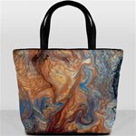 Blue flow Bucket Bag