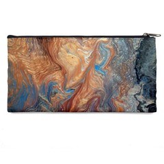 Blue flow Pencil Cases from ArtsNow.com Back