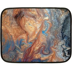 Blue flow 35 x27  Two Sides Fleece Blanket (Mini) from ArtsNow.com 35 x27  Blanket Front