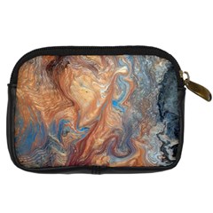 Blue flow Digital Camera Leather Case from ArtsNow.com Back