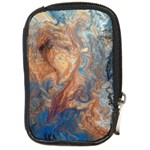 Blue flow Compact Camera Leather Case