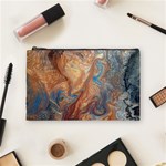 Blue flow Cosmetic Bag (Medium)