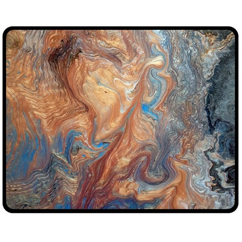 Blue flow 60  x 50  Fleece Blanket (Medium) from ArtsNow.com 60 x50  Blanket Front