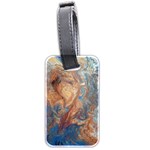 Blue flow Luggage Tag (two sides)