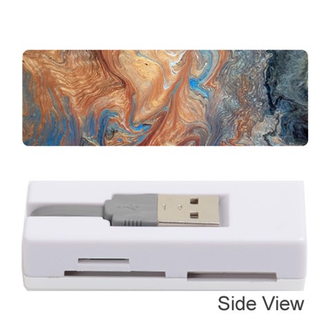 Blue flow Memory Card Reader (Stick) from ArtsNow.com Front