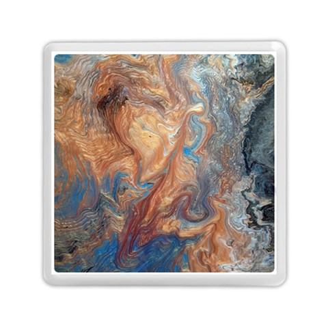 Blue flow Memory Card Reader (Square) from ArtsNow.com Front