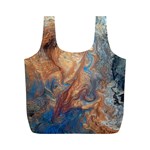 Blue flow Full Print Recycle Bag (M)