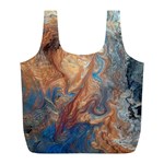 Blue flow Full Print Recycle Bag (L)