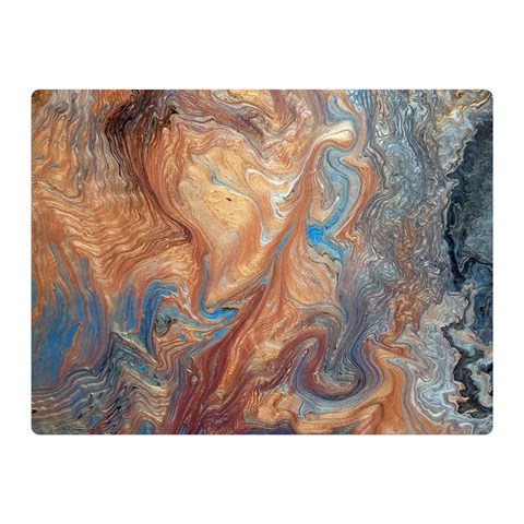 Blue flow 35  x 27  Two Sides Premium Plush Fleece Blanket (Mini) from ArtsNow.com 35 x27  Blanket Front