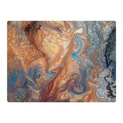 Blue flow 35  x 27  Two Sides Premium Plush Fleece Blanket (Mini) from ArtsNow.com 35 x27  Blanket Back