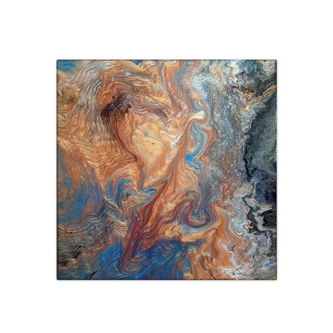 Blue flow 22  x 22  Satin Bandana Scarf from ArtsNow.com Front