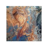 Blue flow 30  x 30  Large Square Satin Scarf
