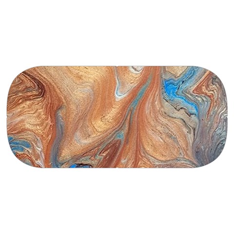 Blue flow Everyday Shoulder Bag with Pouch Bag from ArtsNow.com Bottom