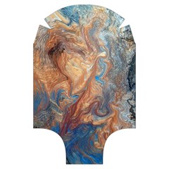 Blue flow Luggage Cover (Small) from ArtsNow.com Back