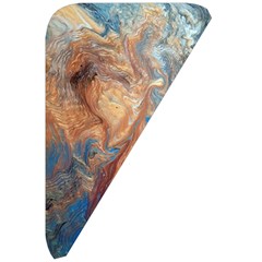 Blue flow Belt Pouch Bag (Small) from ArtsNow.com Front Right