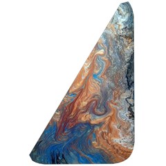 Blue flow Belt Pouch Bag (Small) from ArtsNow.com Front Left