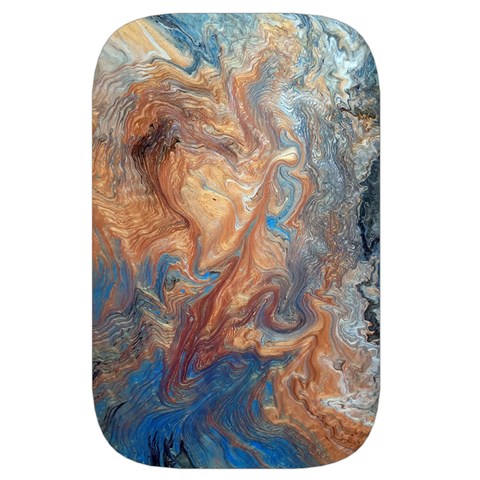 Blue flow Waist Pouch (Large) from ArtsNow.com Front