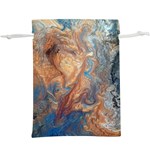Blue flow Lightweight Drawstring Pouch (XL)