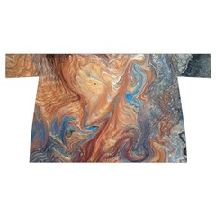 Blue flow Wristlet Pouch Bag (Small) from ArtsNow.com Front
