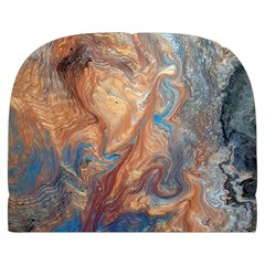 Blue flow Make Up Case (Large) from ArtsNow.com Back